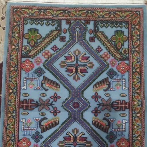 تصویر 3 از خرید گلیم دستباف سوزنی نقش برجسته + قیمت فروش استثنایی